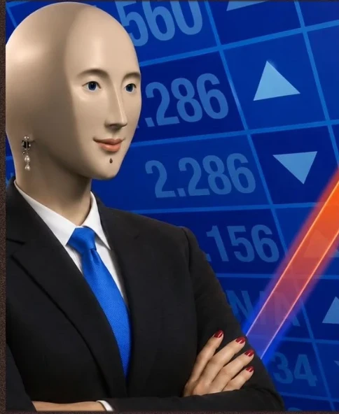 Teh Stonks Kween, mascot of {{NAME}}